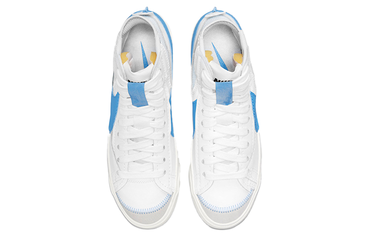 Кроссовки Nike Blazer Mid '77 Jumbo, белый/голубой — фото 4