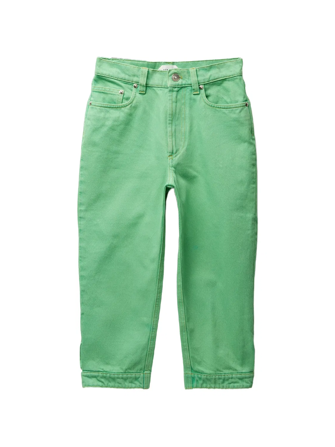 Джинсы Capri из денима Versace, зеленый