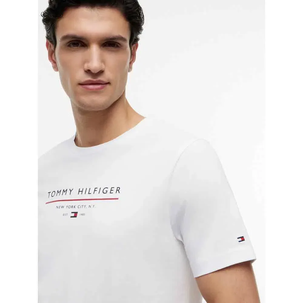 Футболка с коротким рукавом Brand Love New Tommy Hilfiger, белый — фото 4