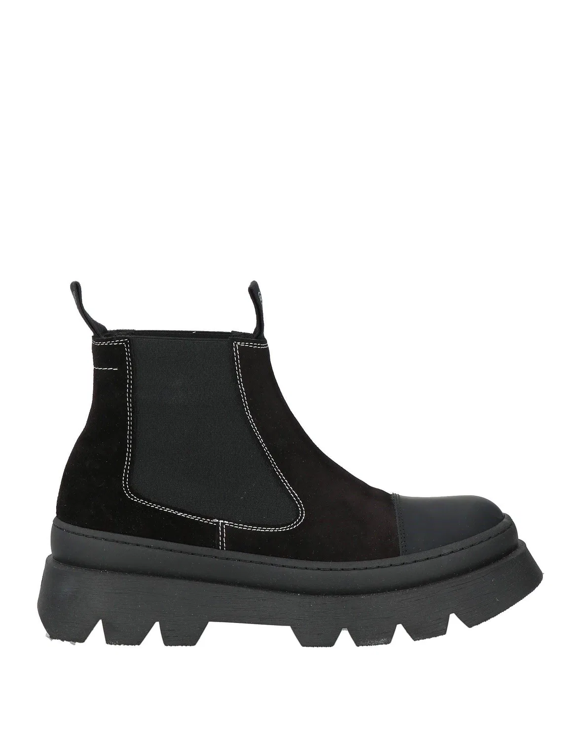 Детские челси для девочек на каблуке MM6 Maison Margiela, черный