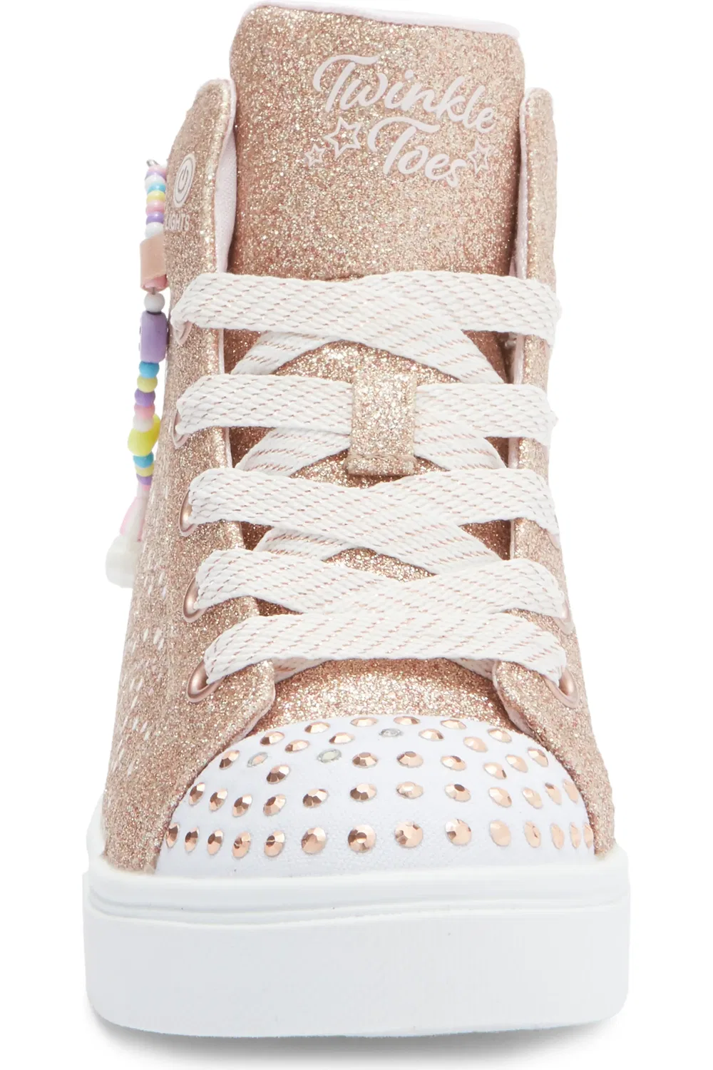 Кроссовки детские с подсветкой Twinkle Sparks SKECHERS, Rose Gold — фото 4