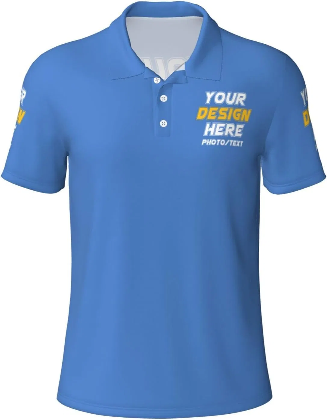 Мужская свободная кастомная футболка поло с принтом, Men’s Polo Shirts18