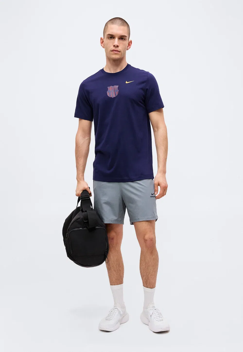 Футболка FCB City - клубная одежда Nike Performance, Blackened Blue — фото 2