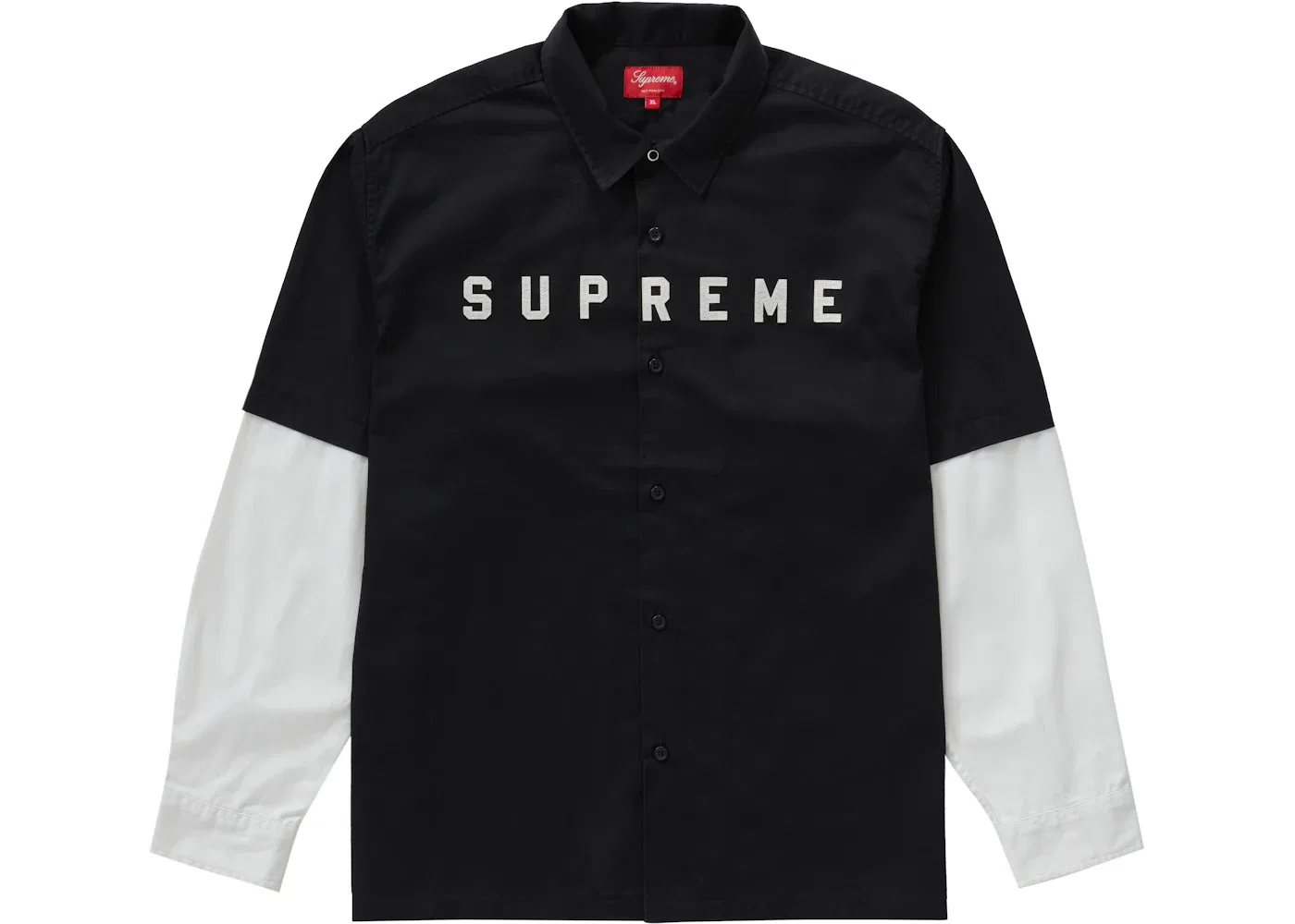 Мужская рубашка с длинным рукавом Work Shirt Supreme, Black