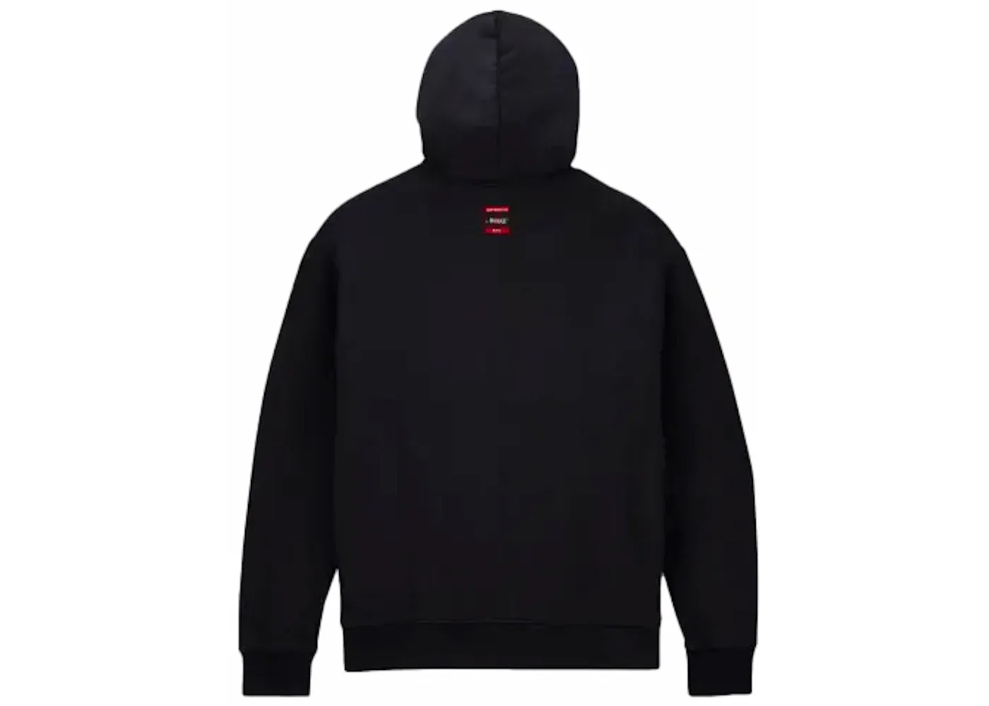 Мужская худи с принтом Jordan x Awake NY Hoodie, Black/Sail/University Red — фото 2