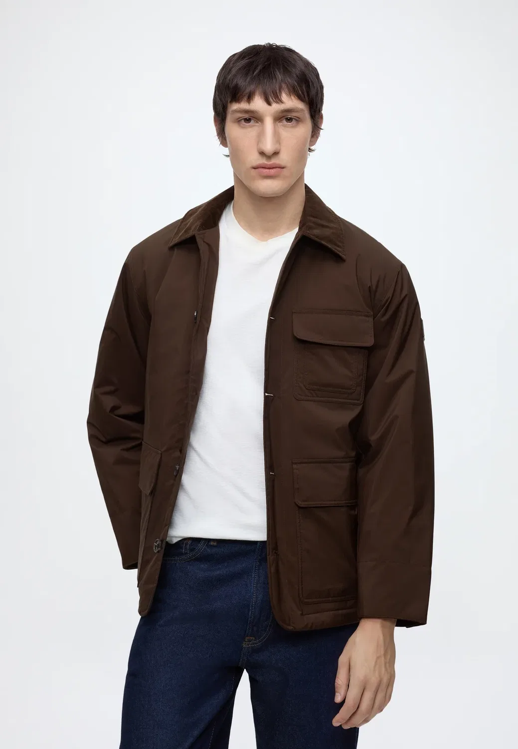 Излишки - куртка для межсезонья Tommy Hilfiger, Dark Coffee — фото 4