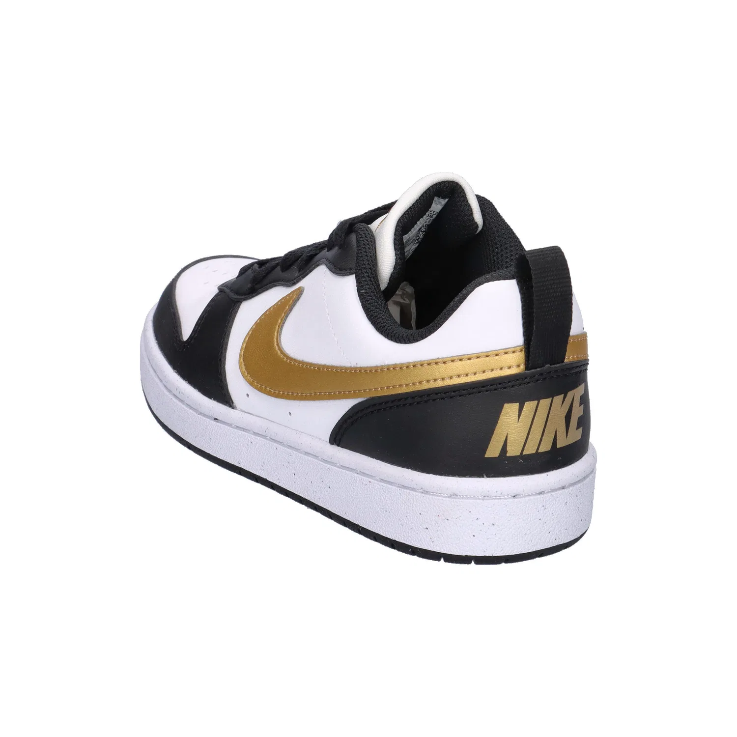Детские кроссовки с рециклированным материалом Court Borough Low Recraft Nike, Schwarz / Gold — фото 4