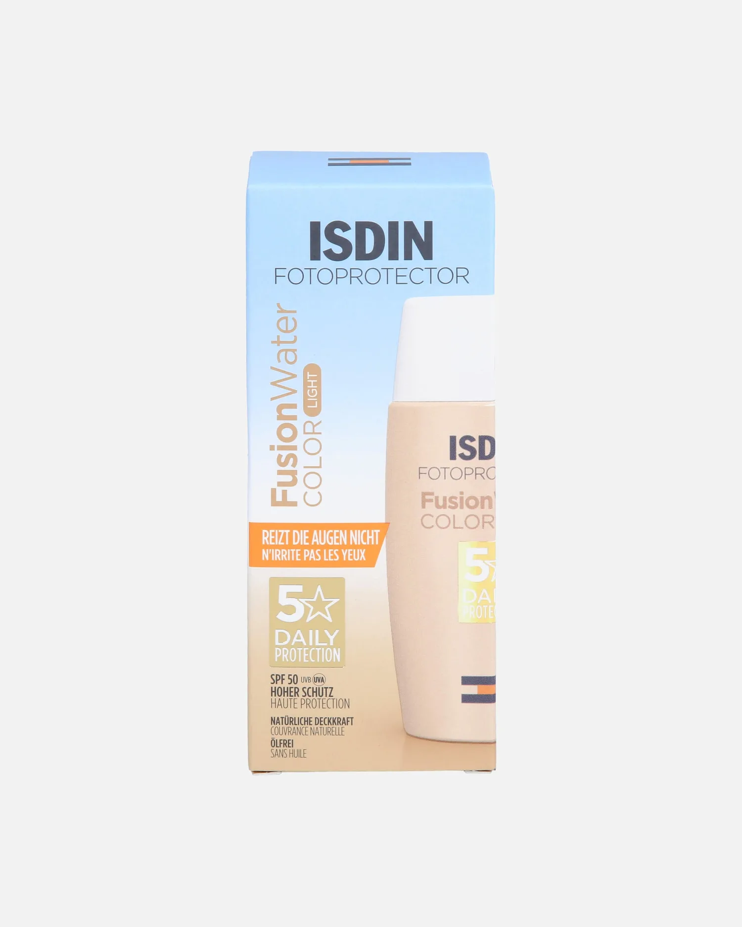 Солнцезащитный крем Fusion Water Color Light SF 50 Isdin, 50 мл