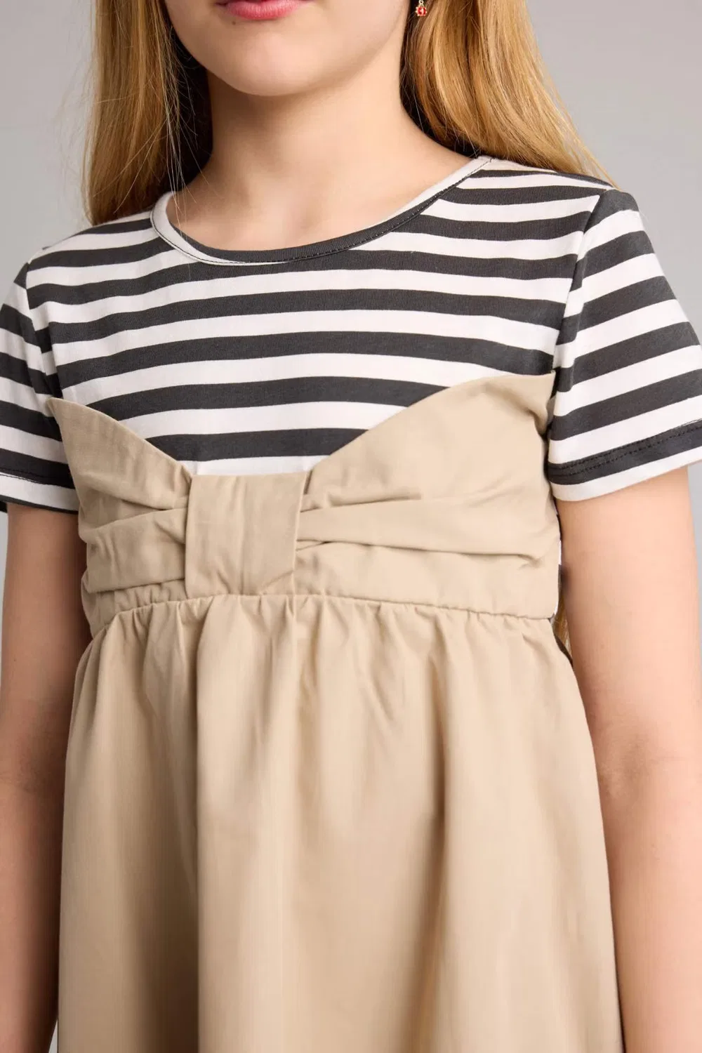 Платье с принтом Defacto, бежевый — фото 4