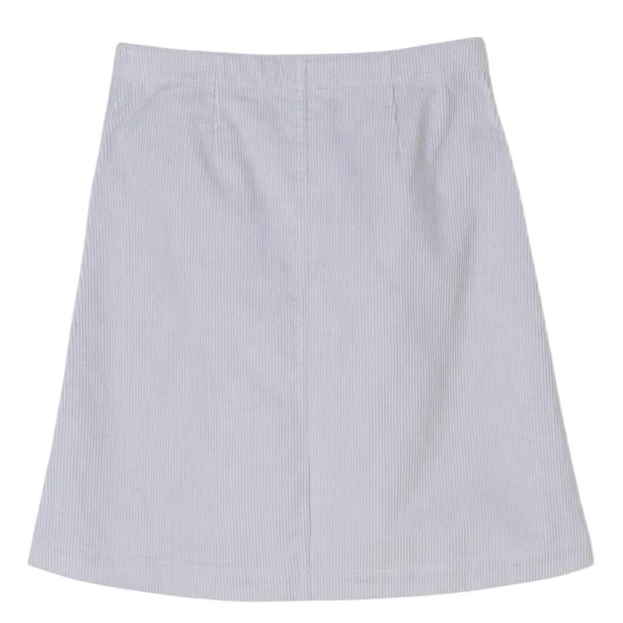 Юбка из вельвета с вышивкой Kids Ava EKD Burberry, Pale Slate Blue — фото 2