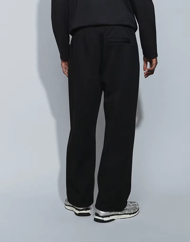 Спортивные брюки Nike Solo Fleece прямого кроя с эластичными вставками, черный — фото 3