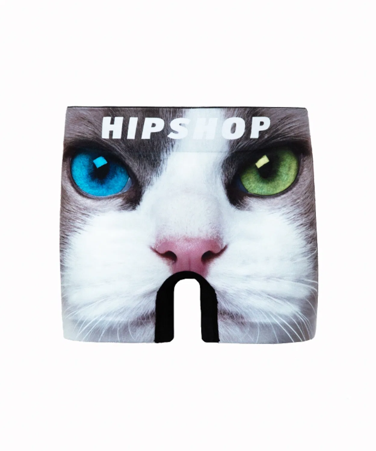 Детские боксеры с принтом Animal Scottish Fold Hipshop, Черный