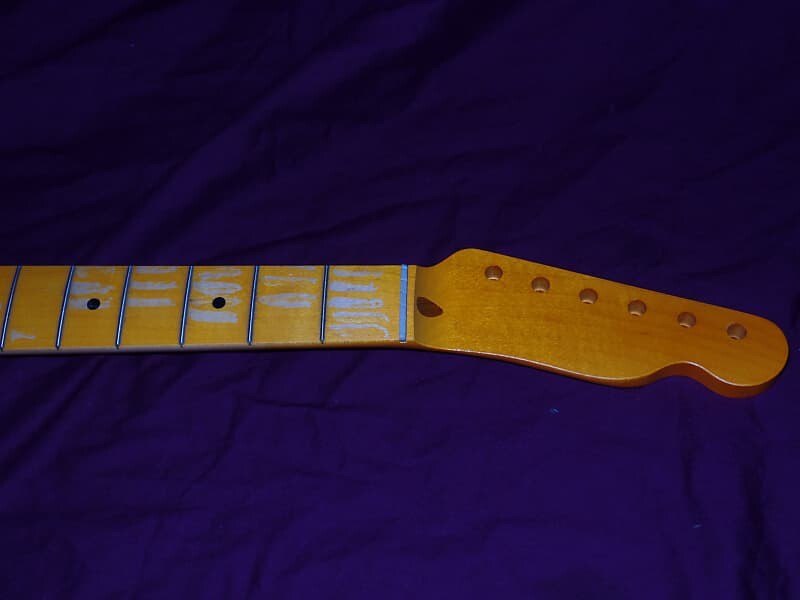 

21 Jumbo Fret Relic Roadworn C-образный Allparts Fender Licensed винтажный кленовый гриф Telecaster Neck