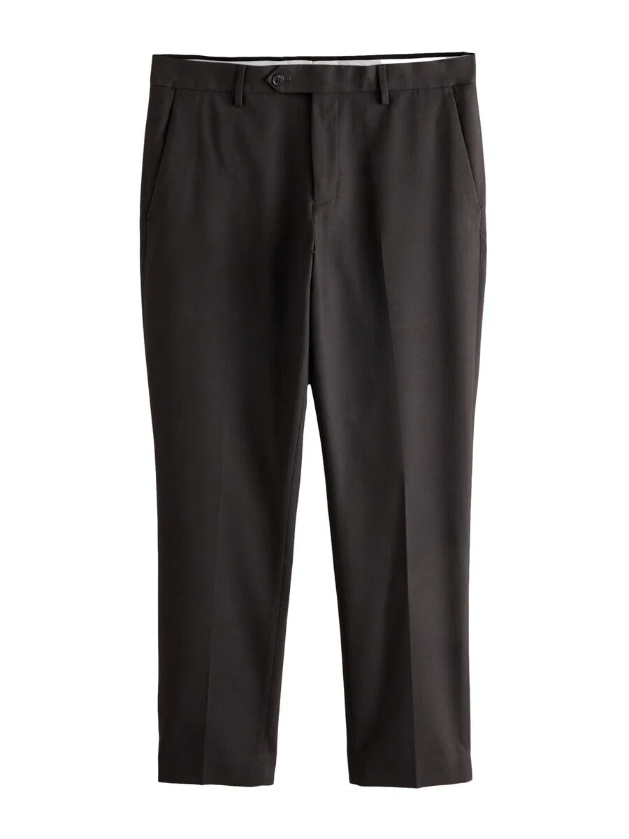 Зауженные плиссированные брюки Next шоколадного цвета