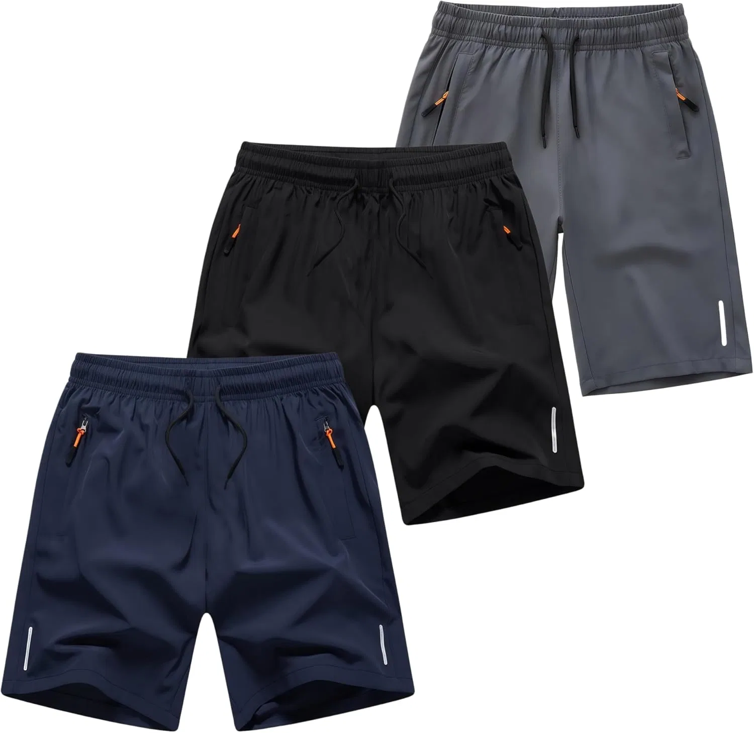 Детские шорты для активного отдыха DINGDONG'S CLOSET, 3 шт, Black Navy Dark Grey