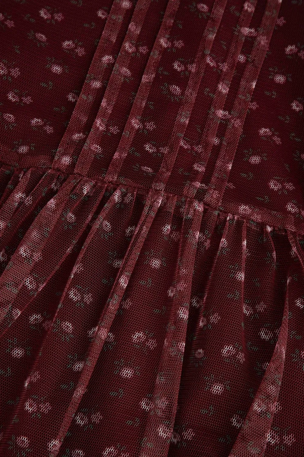 Платье из фатина, темно-красный Coccodrillo — фото 4