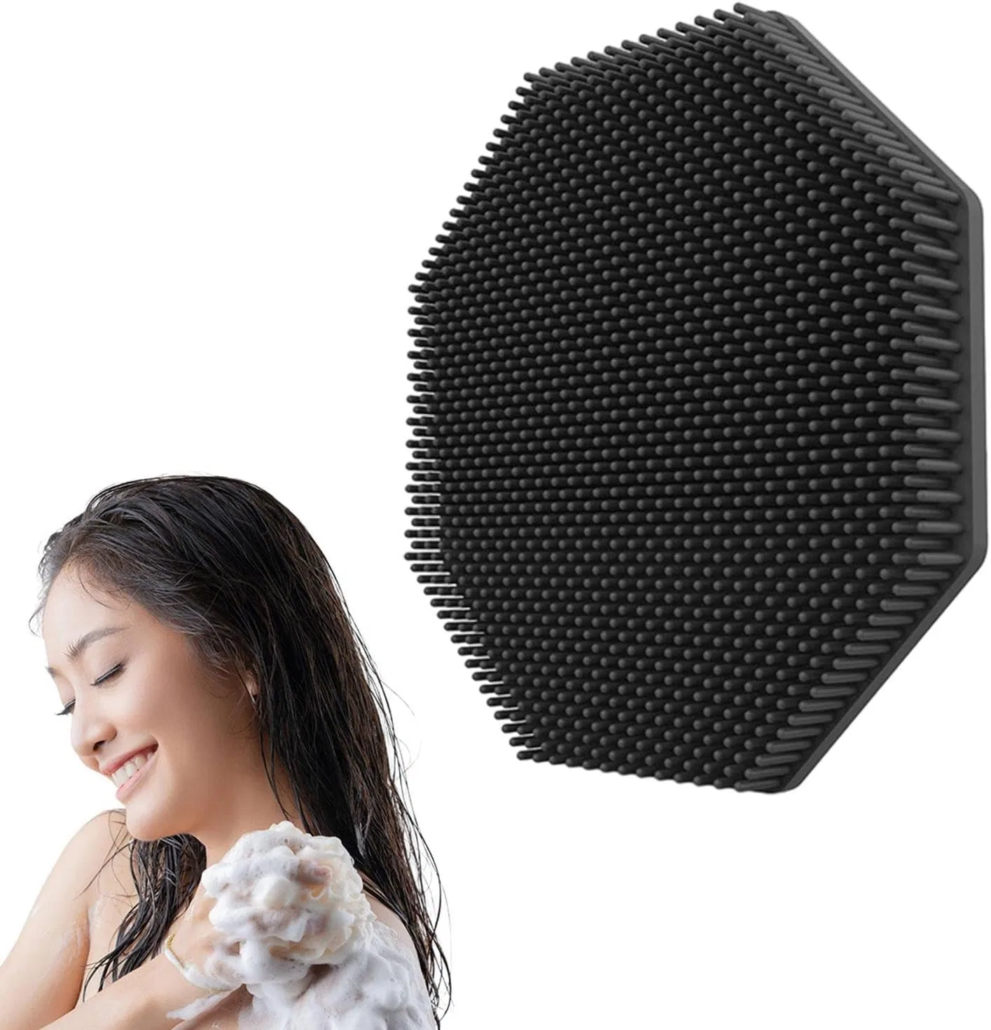 Силиконовая щетка для душа, универсальная, Generic, 50 г