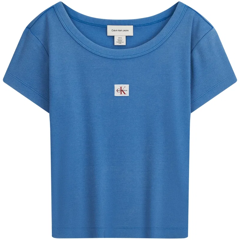 Женская футболка с круглым вырезом Calvin Klein, YU2-Royal Blue