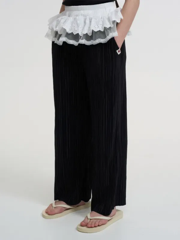 Тренировочные брюки Cancan pleated, A-Market, черный