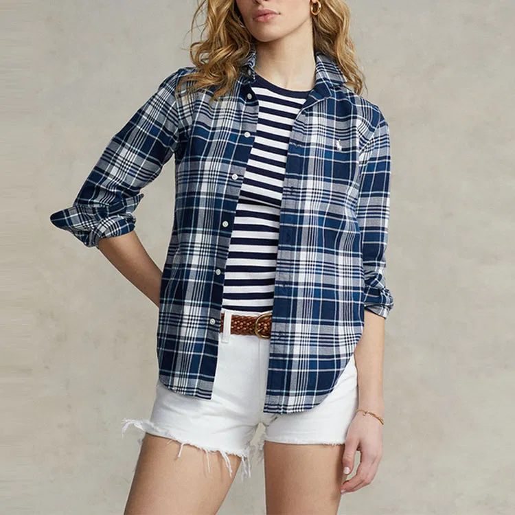 Рубашка Classic, Polo Ralph Lauren, Marine Blue — фото 3
