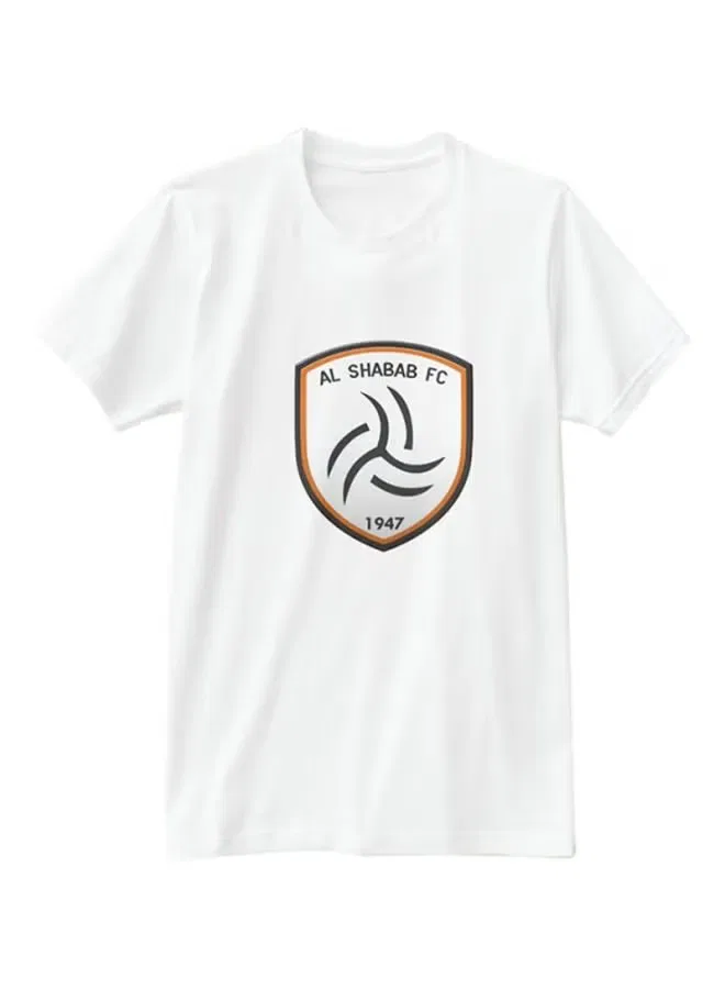 Футболка с принтом Al Shabab FC 1St Piece, белая