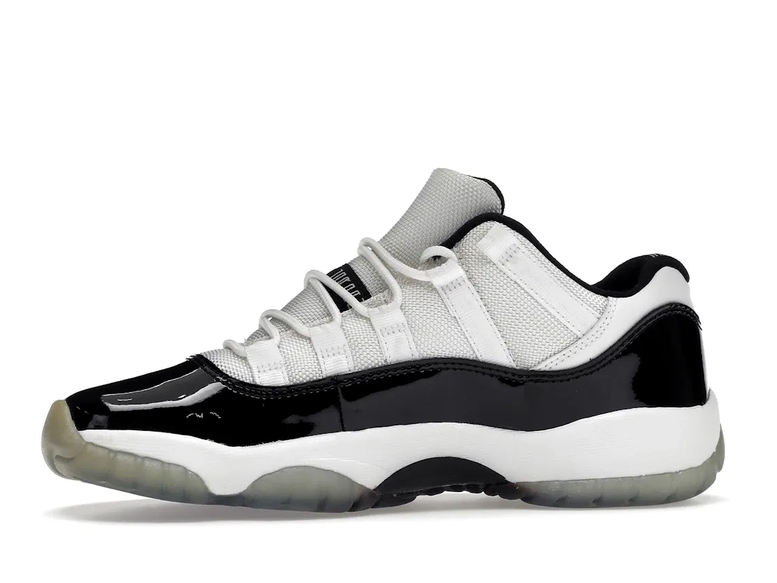 Детские кроссовки Lifestyle с низким профилем Jordan 11 Retro Low Concord Jordan, White/Black-Concord — фото 3