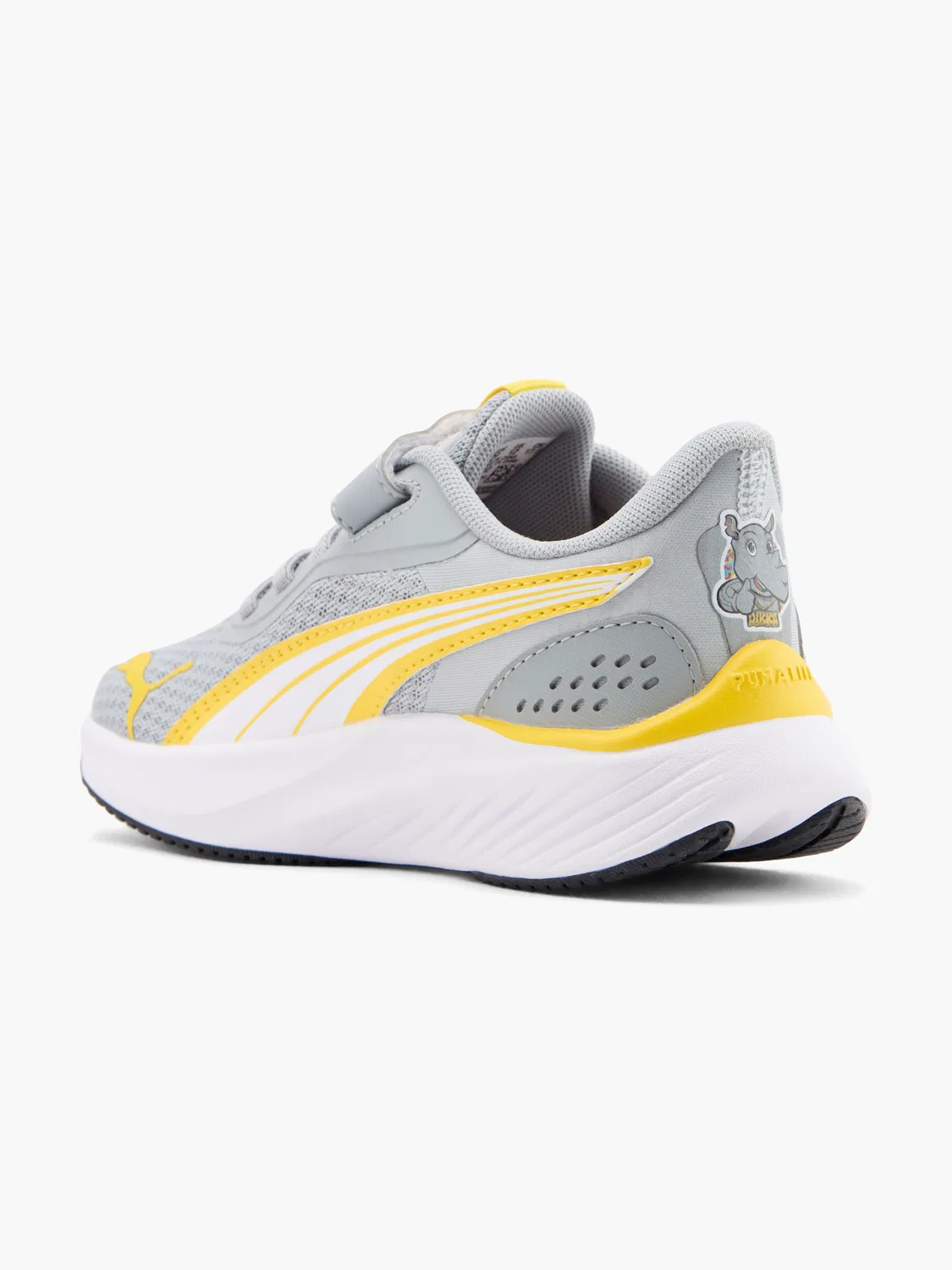 Детские кроссовки на липучках PUMA POUNCE LITE X DIKKA AC+ PS, серый — фото 3
