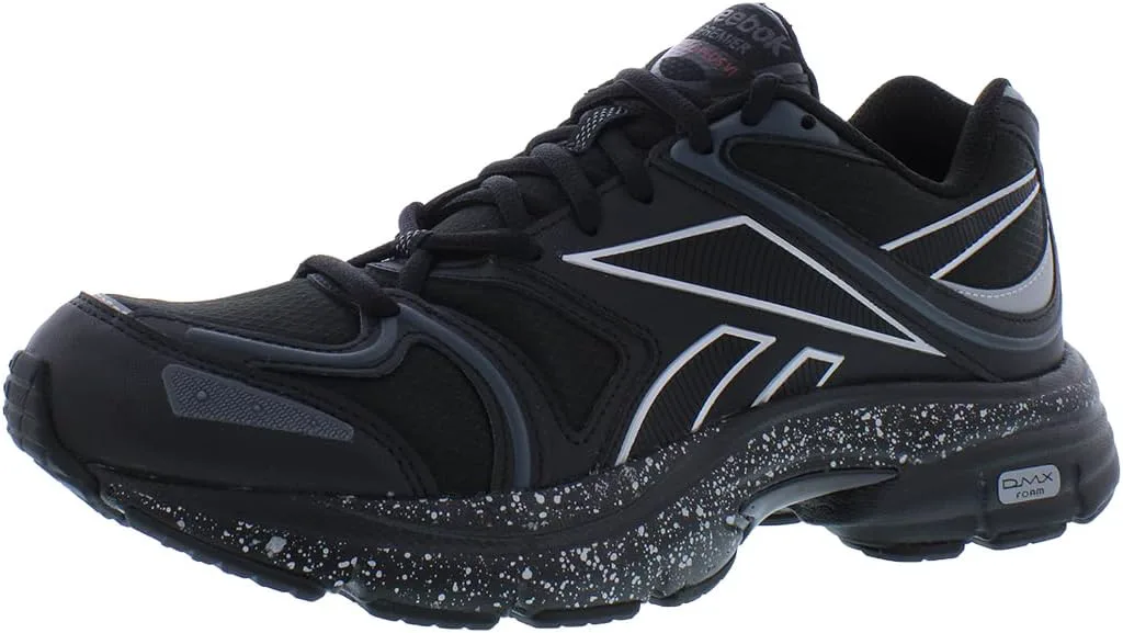Кроссовки Reebok для взрослых, унисекс, модель RBK Premier Road Plus, черный/металлик/серый