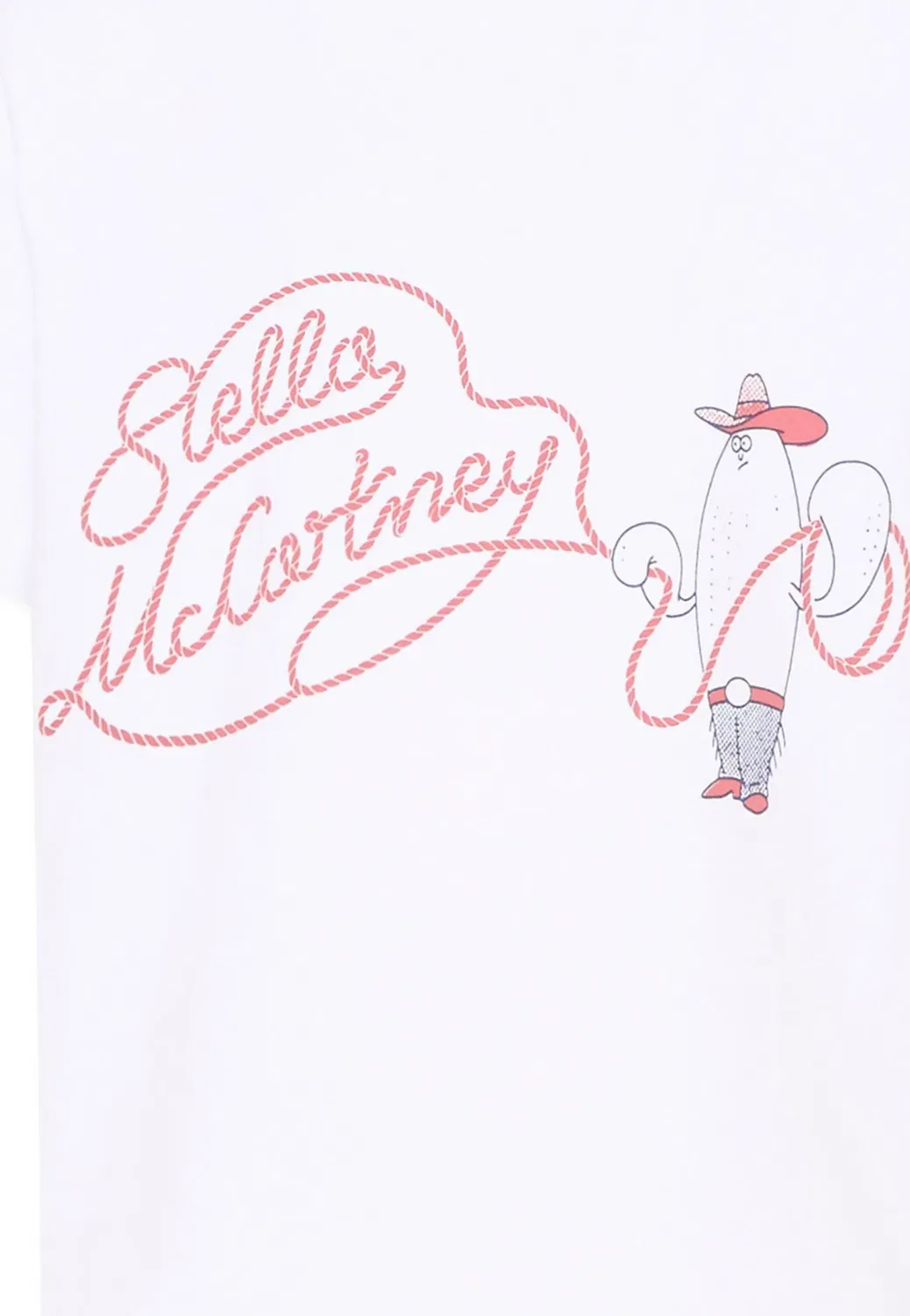 Футболка унисекс - футболка с принтом Stella Mccartney Kids, White — фото 3