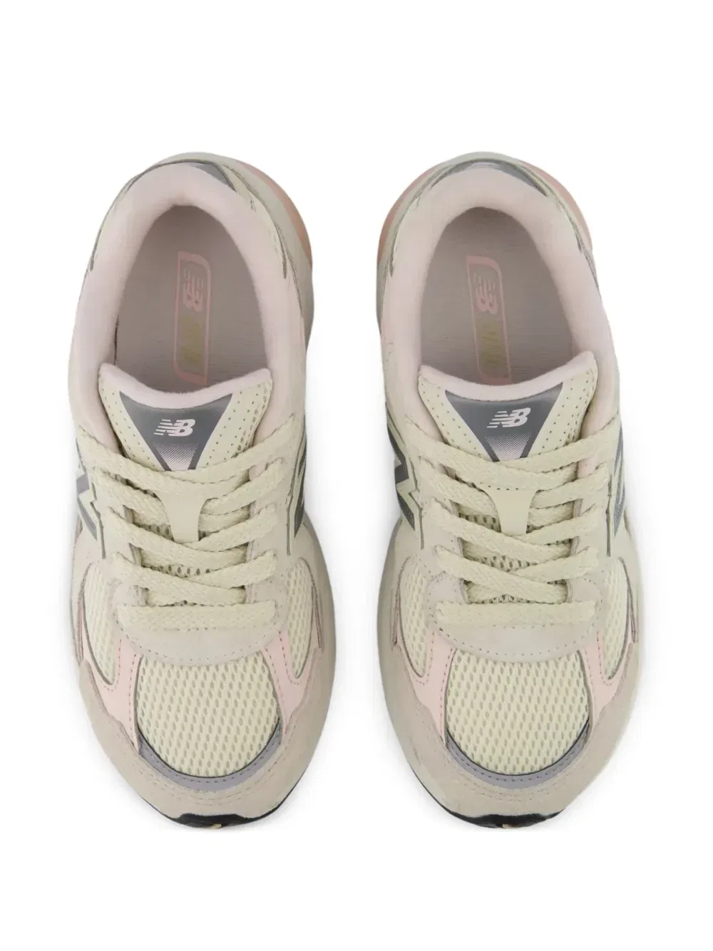 Кроссовки 2010 Lace New Balance Kids, бежевый — фото 3