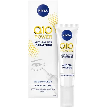 Крем для глаз увлажняющий против морщин Nivea Q10 Power, 15 мл