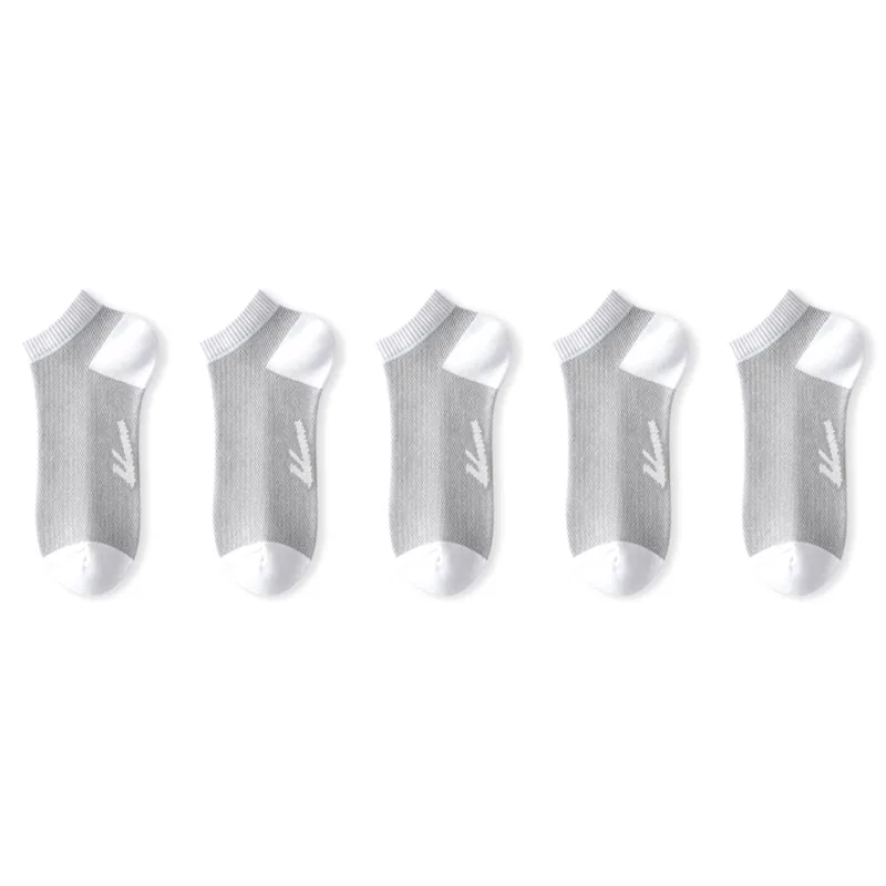 Детские носки с быстросохнущей тканью, набор из 5 пар, Warrior Warrior Quick Dry Breathable Light Gray, WARRIOR