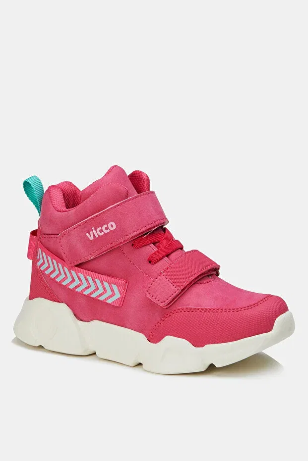 Детские ботинки для девочек на липучке Vicco, Fuchsia — фото 2