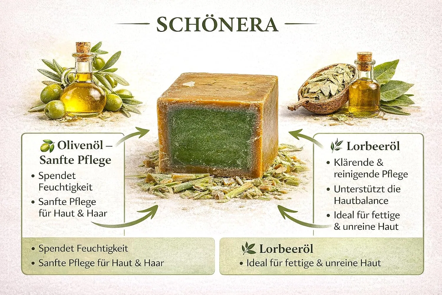 Мыло твердое, 200g, Schönera — фото 3