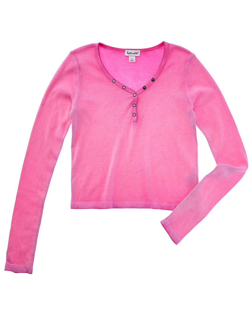 

Великолепный винтажный Хенли Splendid, розовый