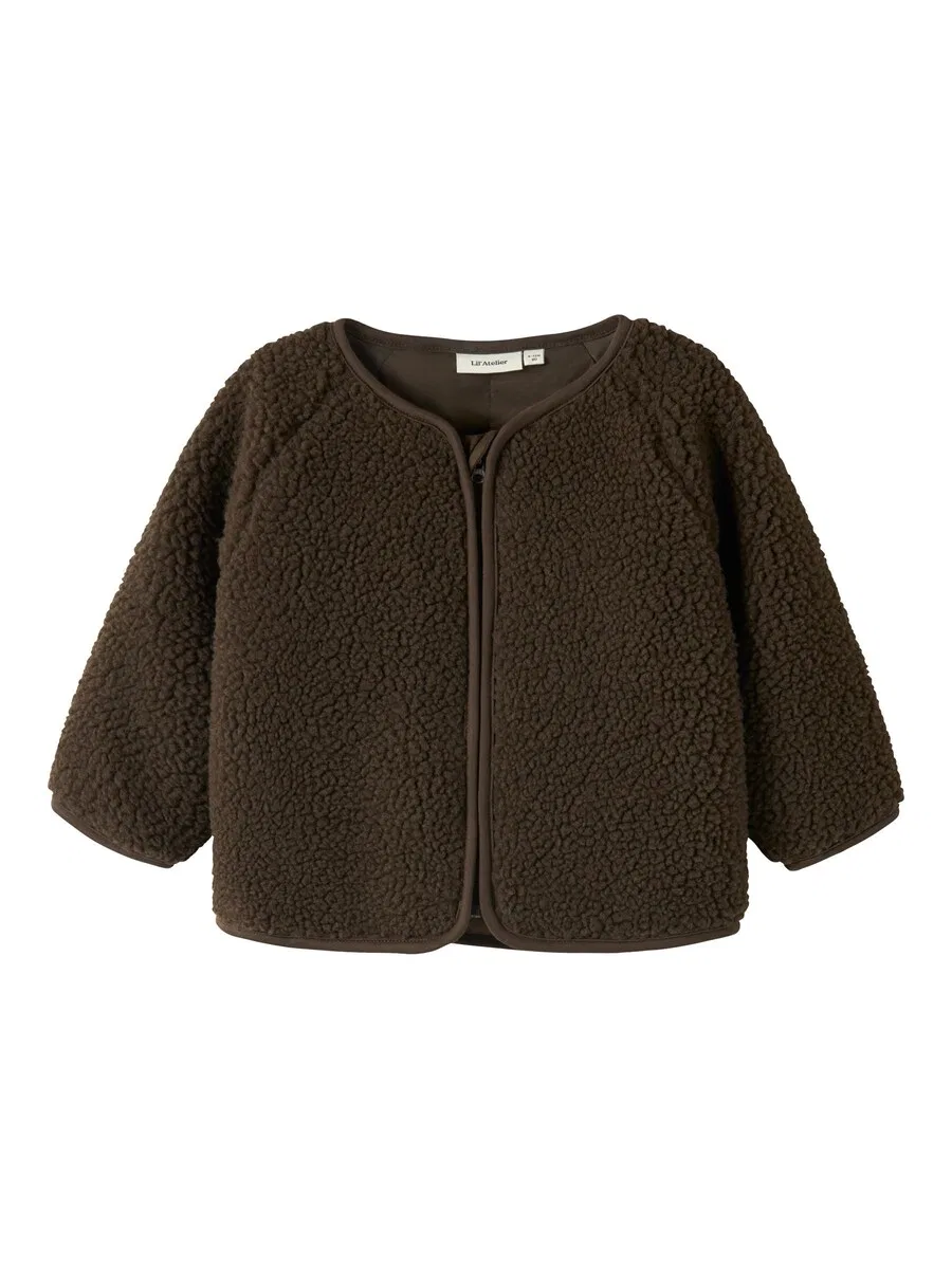 Куртка Lil'Atelier межсезонья коричневого цвета