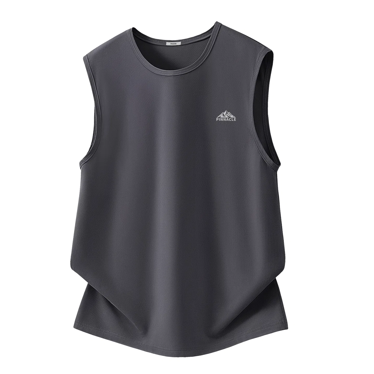 Детский топ без рукавов MINISO, Cooling Sensation Black (Peak Chest Logo) — фото 3