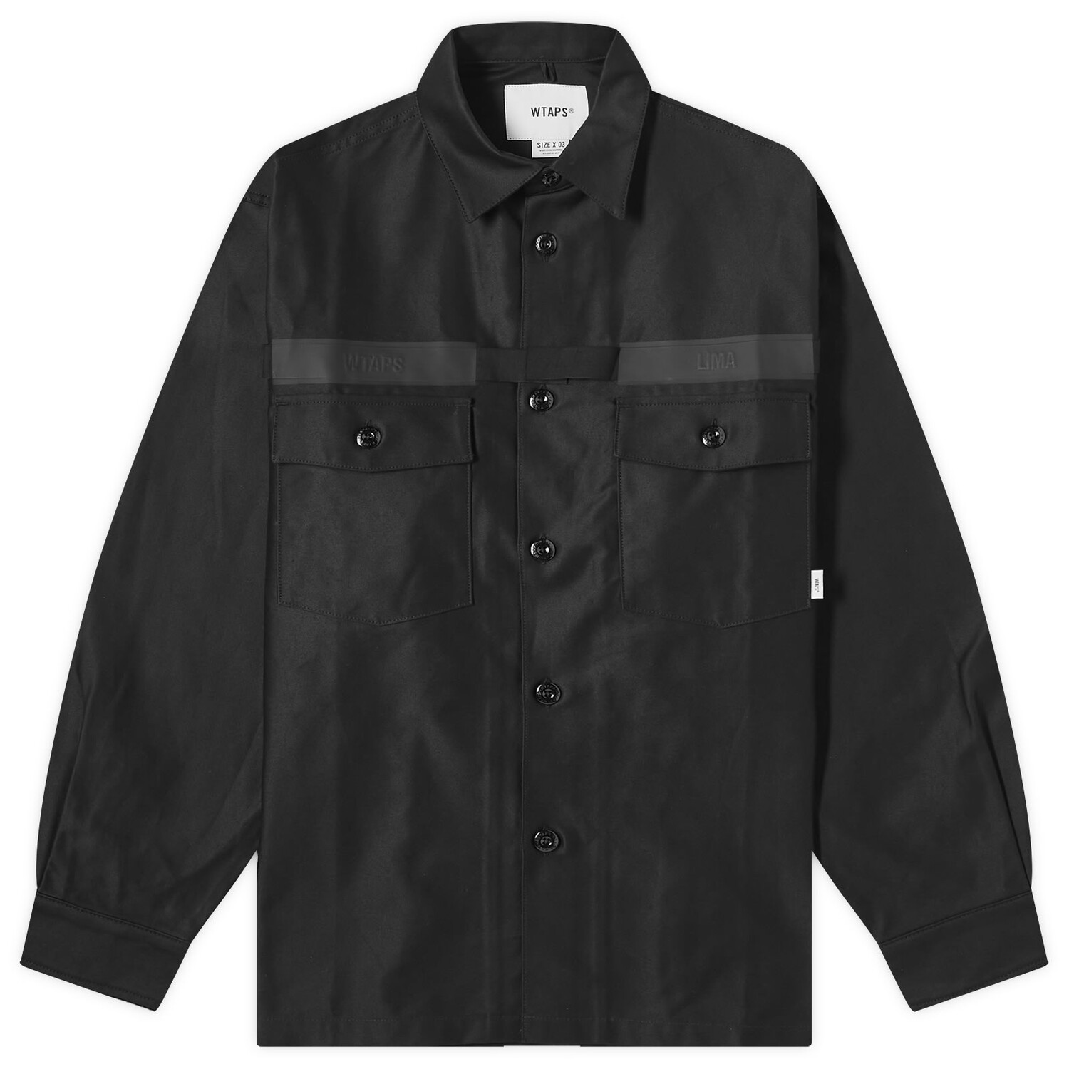 

Куртка-рубашка Wtaps 02 Shirt, черный