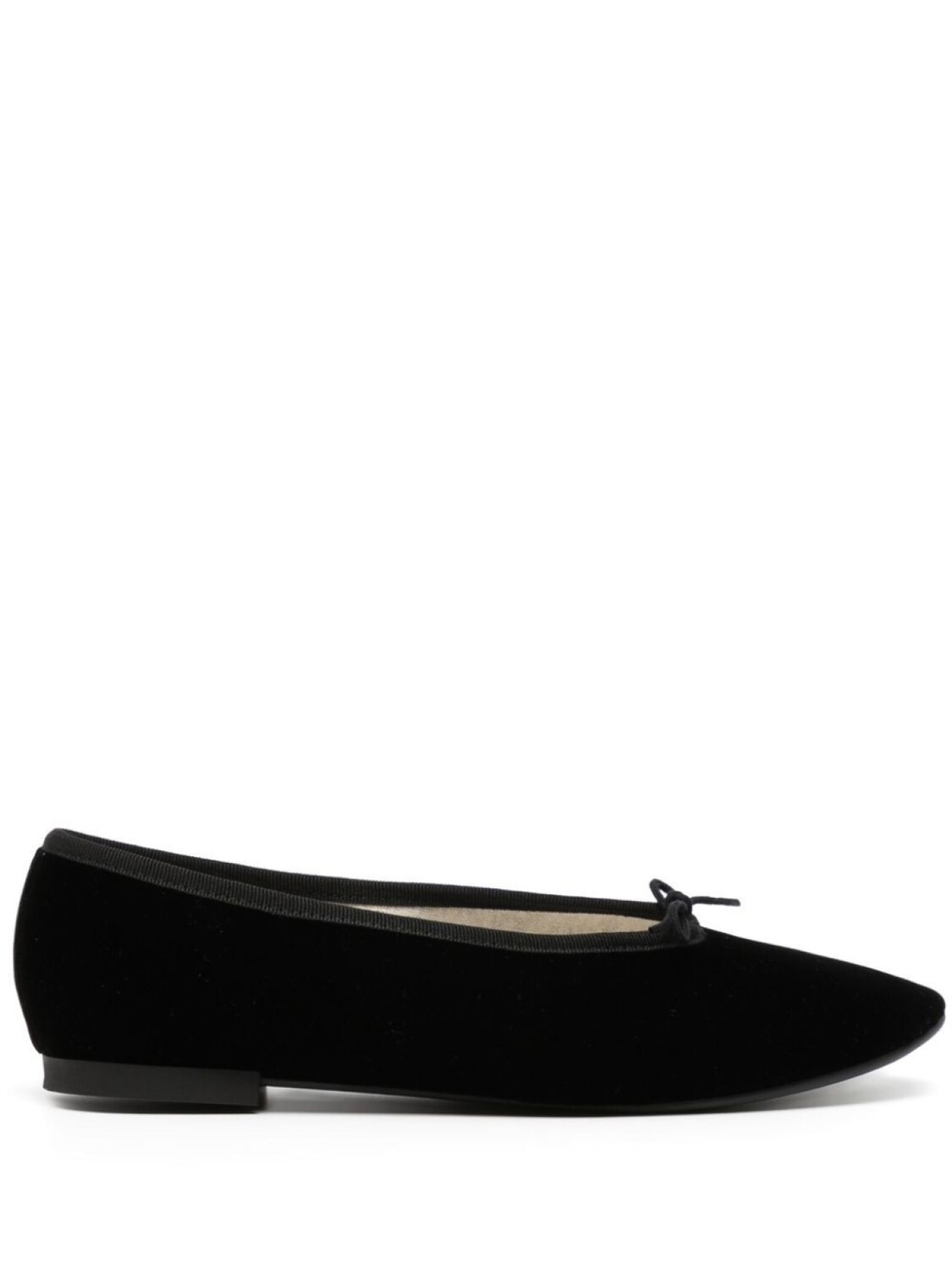 

Бархатные балетки Repetto, черный