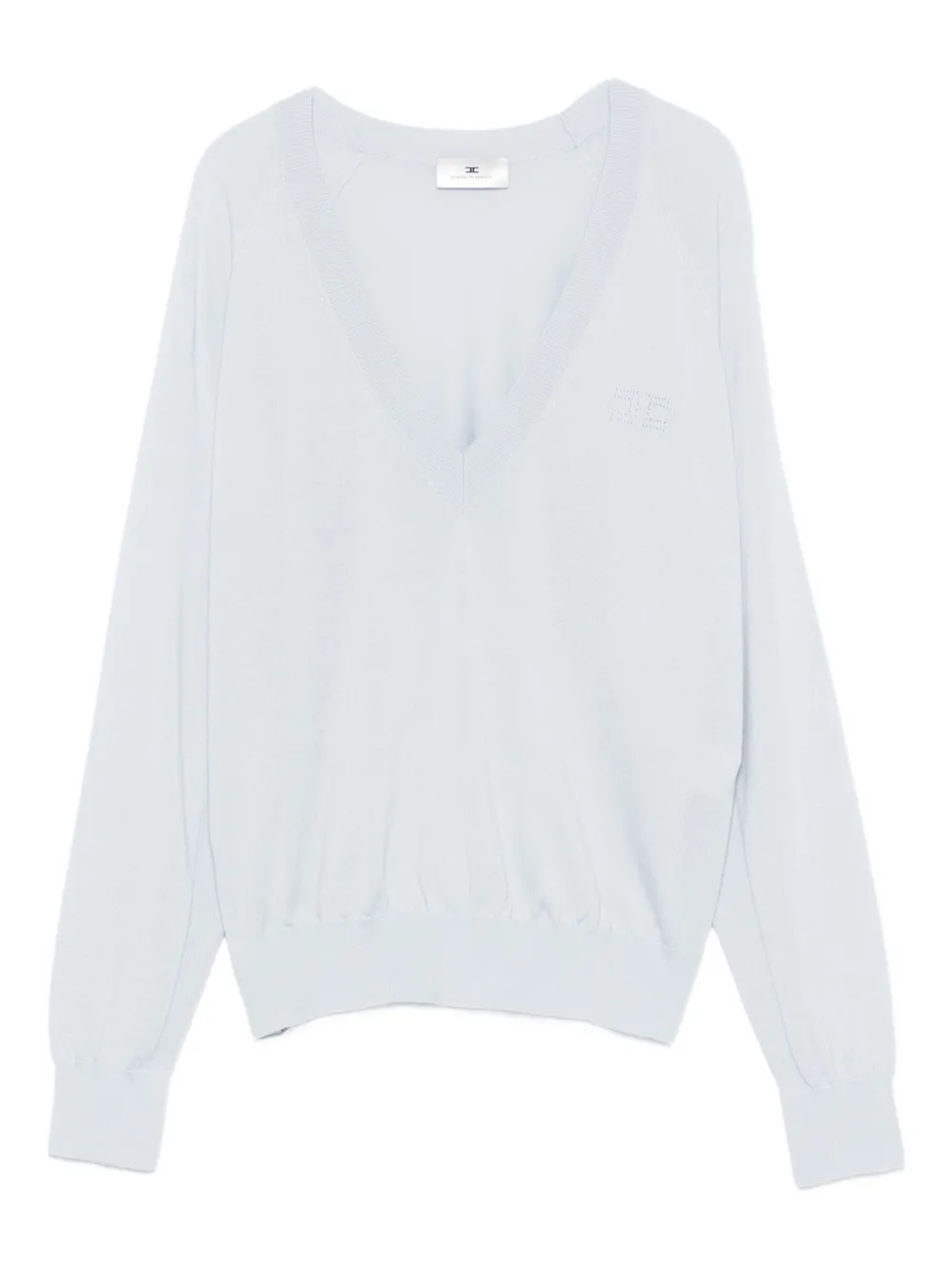 

Свитер с логотипом Elisabetta Franchi, синий