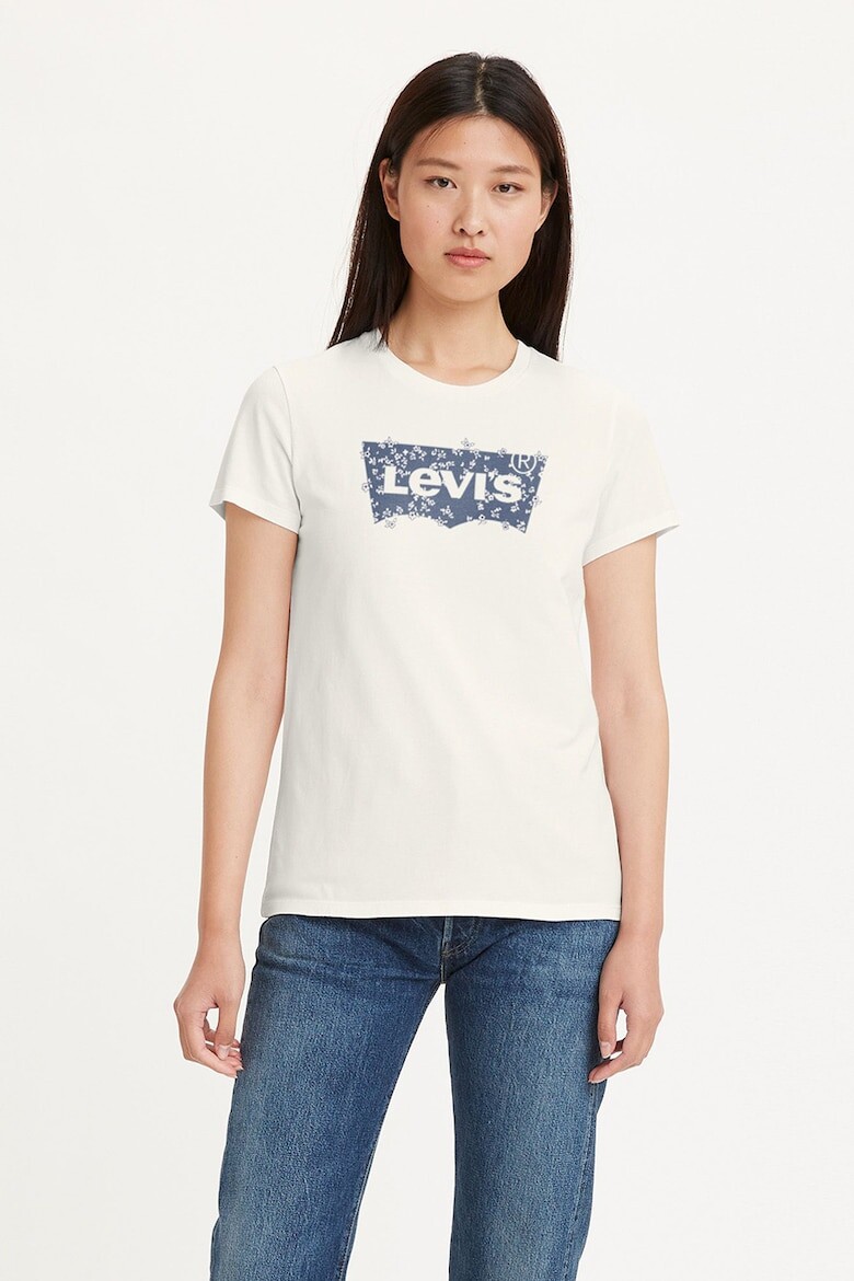 

Хлопковая футболка с логотипом Levi'S, белый
