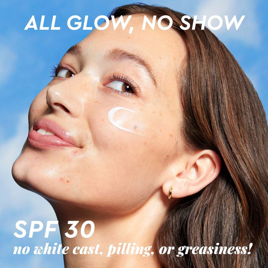 Увлажняющий солнцезащитный крем Dew Shield SPF 30 Glow Recipe, 1.69 oz/50 mL — фото 2