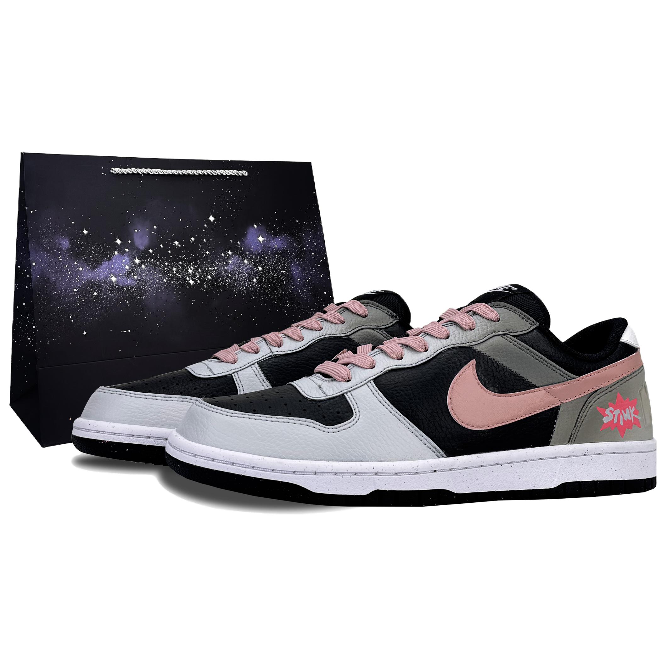 

Nike Мужские низкие скейтбордические кроссовки Big Abrasion Resistant, розово-коричневый