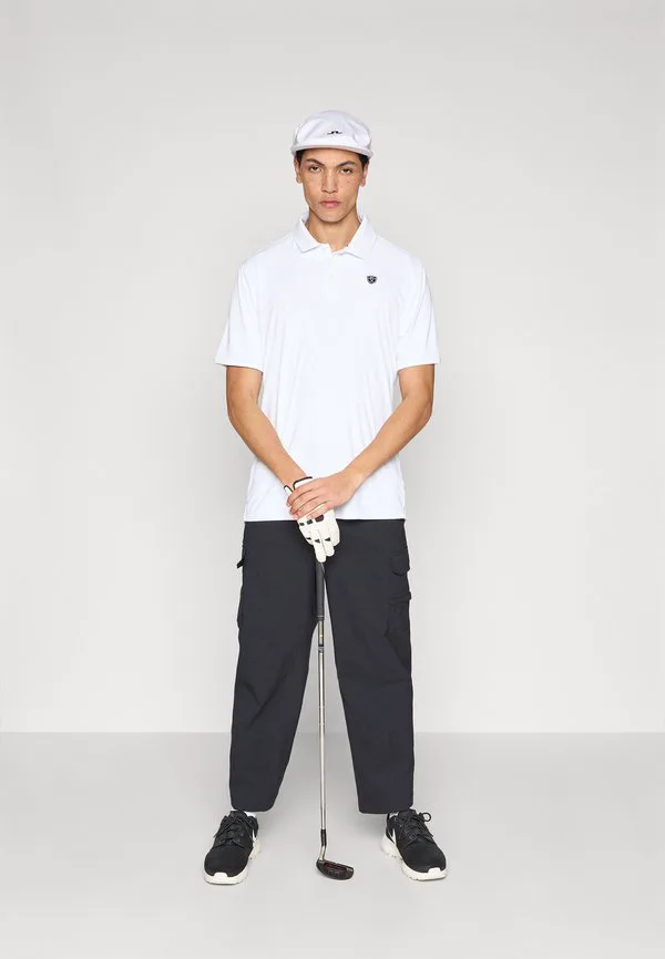 Однотонная рубашка поло par Nike Golf, White/Black — фото 2