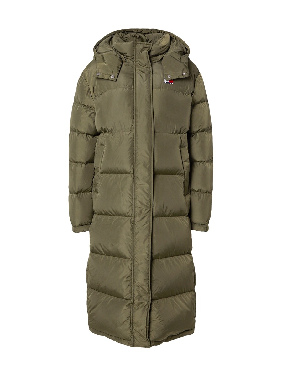 

Зимнее пальто Tommy Jeans Curve Winter Coat Alaska, темно-зеленый
