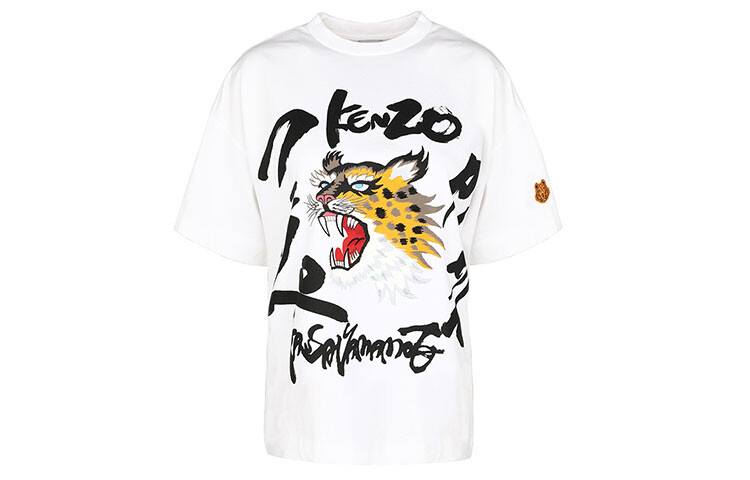 

Футболка Classic Tiger Head женская белая Kenzo