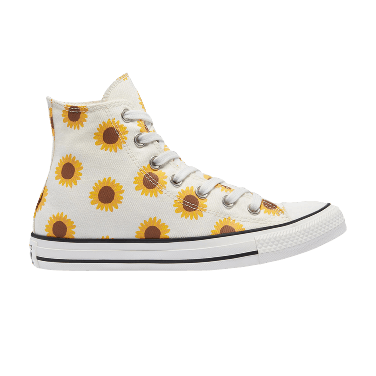 Кроссовки Converse Wmns Chuck Taylor All Star High 'Summer Spirit - Sunflowers', кремовый