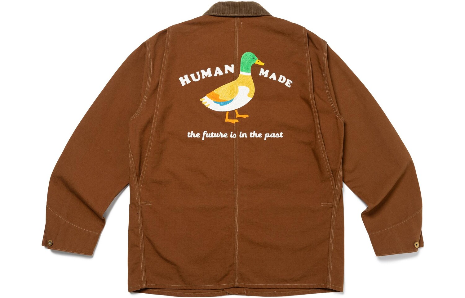 

Куртка Rear Graphic-printed Cotton Shirt Human Made, зеленый