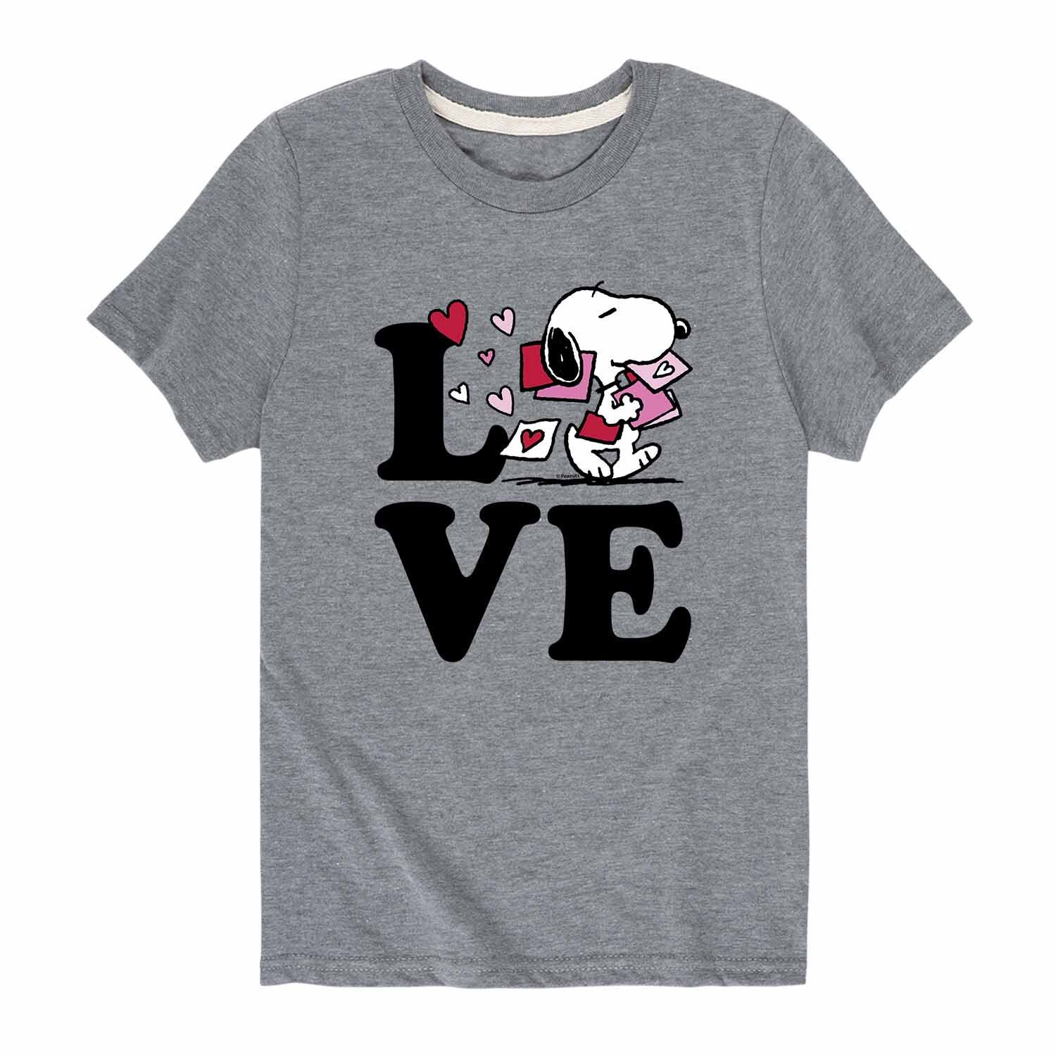 

Футболка с рисунком Snoopy Love для мальчиков 8–20 лет Licensed Character
