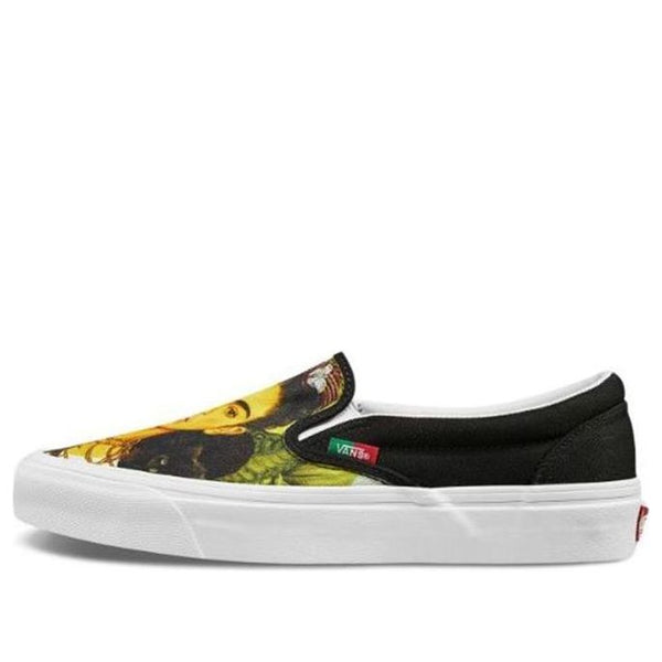 

Кроссовки frida kahlo x og slip-on lx 'self-portrait' Vans, черный